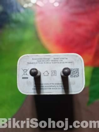 Tecno spark 8 pro charger (33w)